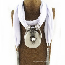 Beste verkaufende wunderbare Frauen Halstuch billige Infinity Anhänger Schal Schmuck dekorativen Schal